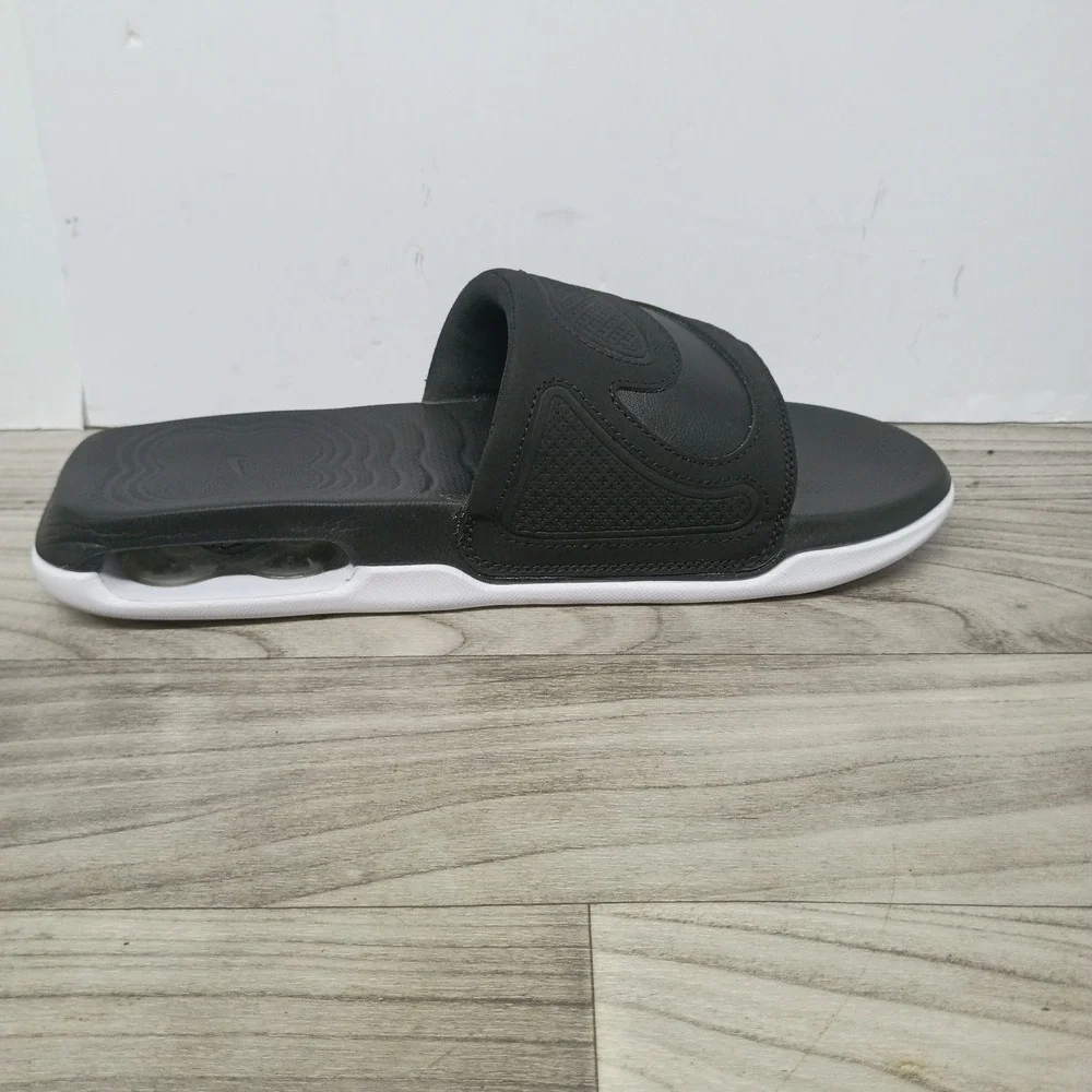 Nike Air Max Cirro Slides Sandals Men's Size 8 Black White Silver